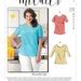 Misses Women S Pullover Tops And Tunics Mccall S Sewing Pattern M8059