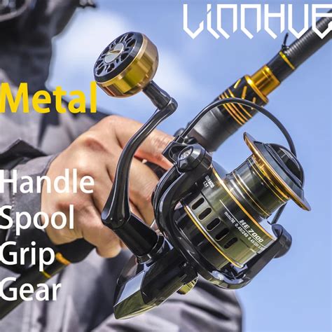 LINNHUE Hot Sale Spinning Reel HE500 7000 Metal Ball Grip Spool 10KG