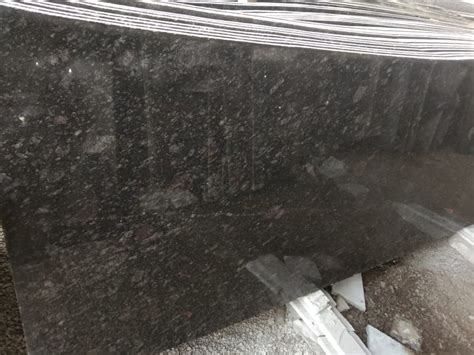 Polished Rajasthan Kotda Black Granite Slabs For Countertops