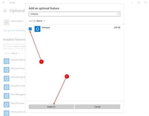 How To Uninstall Or Install Notepad In Windows 10 Using Settings App Gear Up Windows