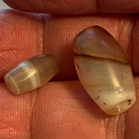 Ancient Banded Agate Beads