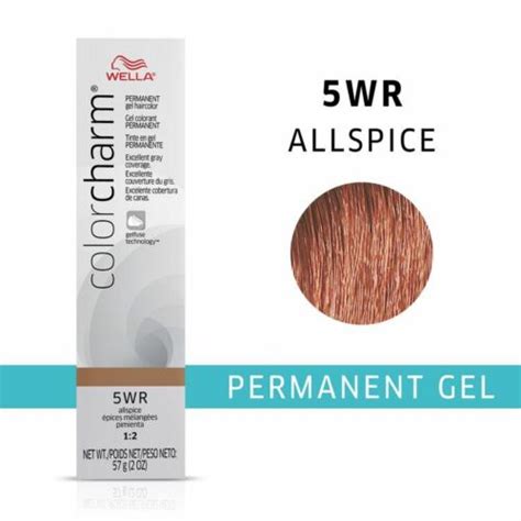 Wella Color Charm Permanent Gel Hair Color 2 Oz Shine Gray Coverage 5wr Allspice 381519025495 Ebay