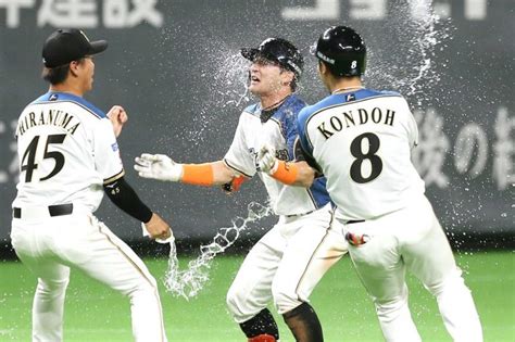 日本ハム、サヨナラ勝ちで連勝＆貯金1 千金打の杉谷「攻める気持ちで」 Baseball King