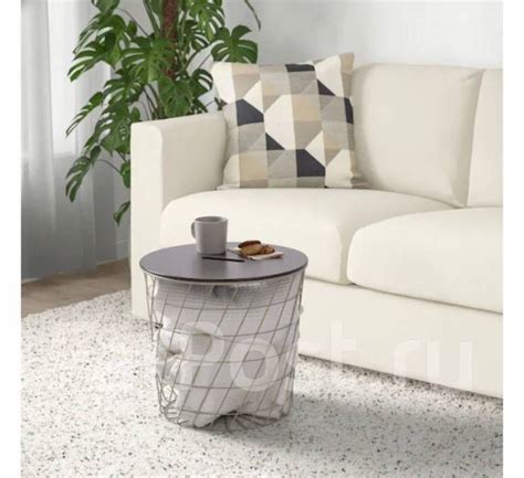 Столик с отделениями д/хранения, серо-бежевый Квистбру ИКЕА IKEA, новый ...