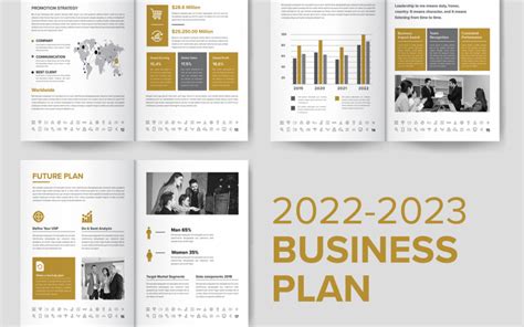 Layout Der Businessplan Vorlage Templatemonster