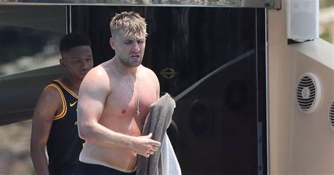 Luke Shaw Enjoys Ibiza Holiday Ahead Of Manchester United Pre Season