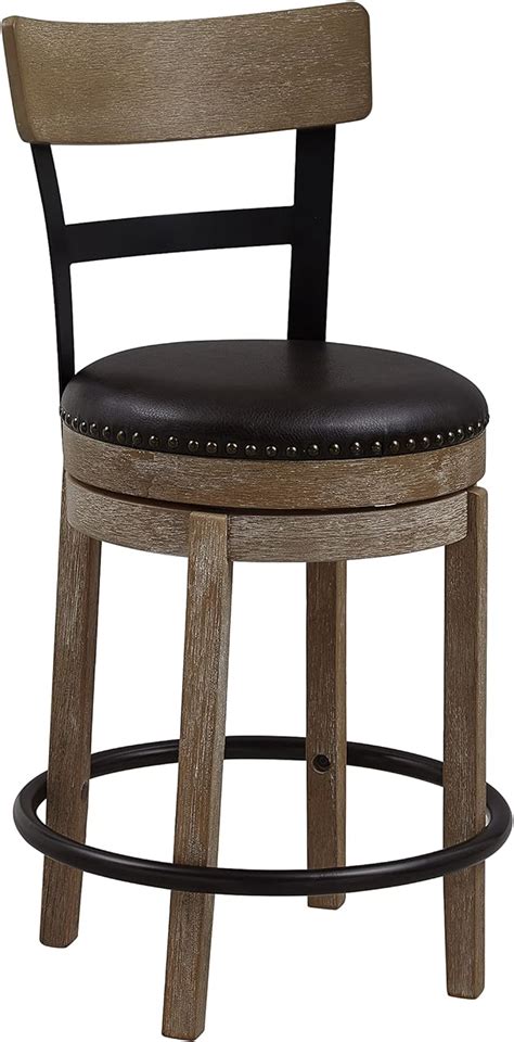 Amazon Ball Cast Swivel Counter Height Barstool Inch Seat