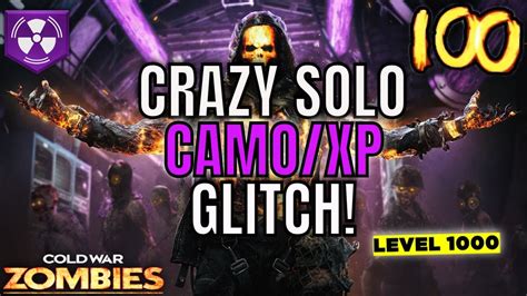 New Solo Unlimited Camo Xp Glitch Level Up Fast Cold War Zombies