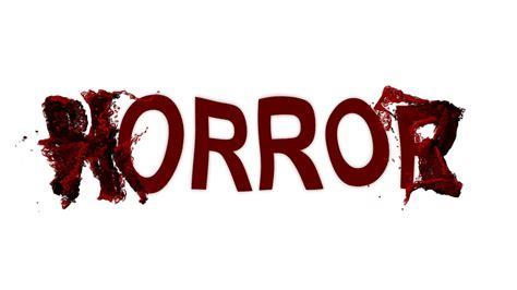 Horror Word Art