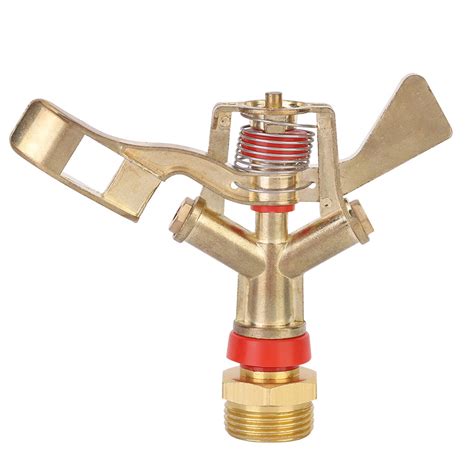 Rocker Arm Nozzle G3 4in 25mm Male Thread Zinc Alloy Irrigation Garden Rocker Arm Sprinkler