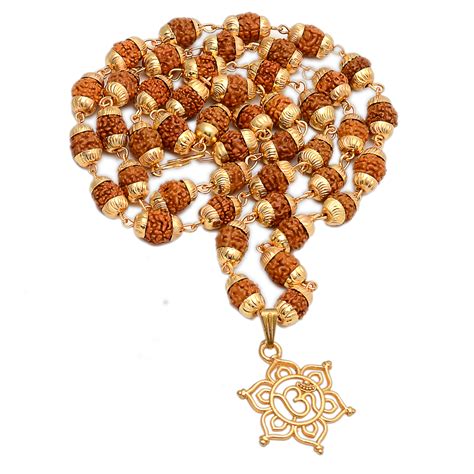 Brown 5 Mukhi Rudraksha Mala Packaging Type Poly Pack Shape Round