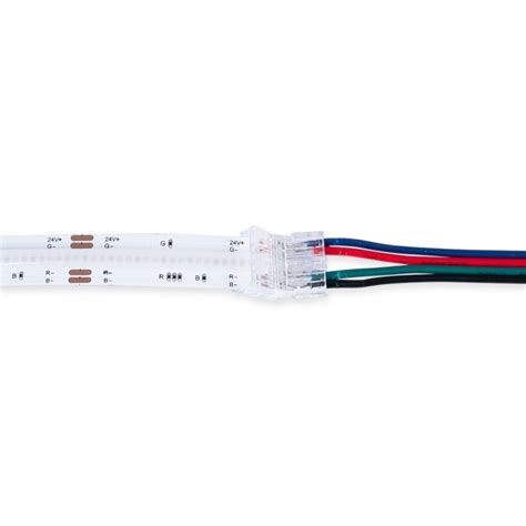 Conector Hippo Tira RGB COB a Cable PCB 10mm 4 pines IP20 Máx 24V