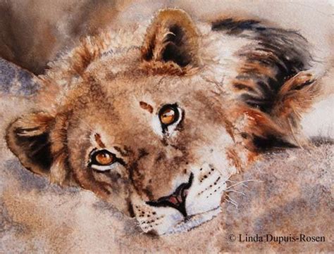 Linda Dupuis Rosen Wildlife Art In Watercolor Art Lesson Watercolor