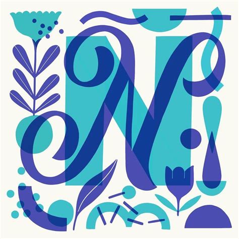 Super Nice Letters•carmi Grau On Instagram “letter N For 36daysoftype 36days N” In 2023