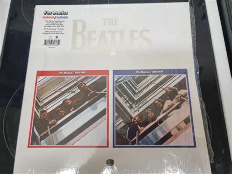 The Beatles Vinyle Rouge Bleu Lot De