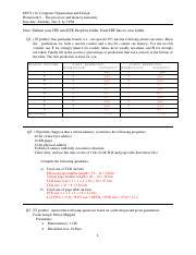 Hw Solution Pdf Eecs Computer Organization And Design Homework