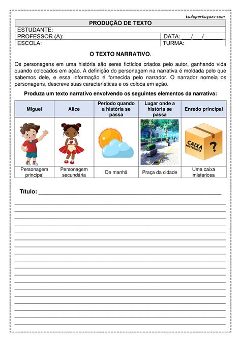 Atividades De Producao De Texto 2 Ano - 10