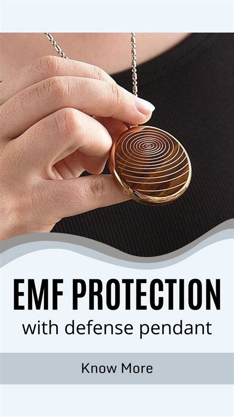 Emf Protection With Defence Pendant Pendant Emf Protection Necklace