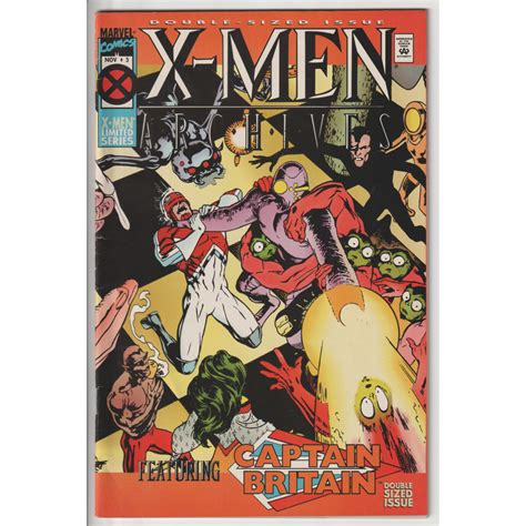 X Men Archives Captain Britain 5 Alan Moore And Alan Davis