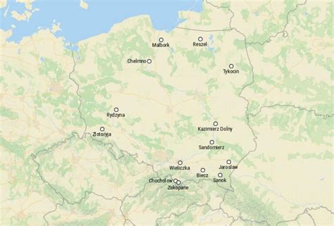14 Stunning Small Towns In Poland Map Touropia