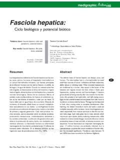 Fasciola Hepatica Ciclo Biol Gico Y Potencial Bi Tico Fasciola