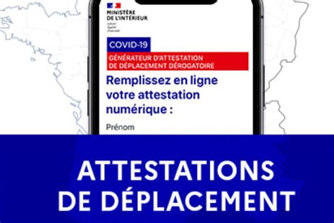 Attestation De D Placement Le Document T L Charger