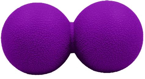 Массажный мячик двойной EasyFit EF-2175-V TPR 6.2х12.5 см мяч для ...