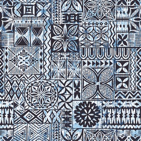 Hawaiian Tribal Print Fabric