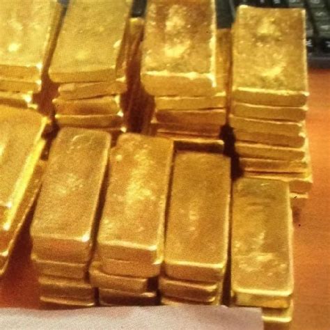 Au Gold Dore Bars For Jewelries Certification Iso Certified At Rs