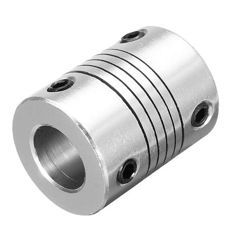 Machifit Mm X Mm Aluminum Flexible Shaft Coupling Cnc Stepper