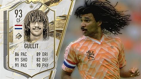 93 Prime Icon Gullit Player Review Fifa 23 Youtube