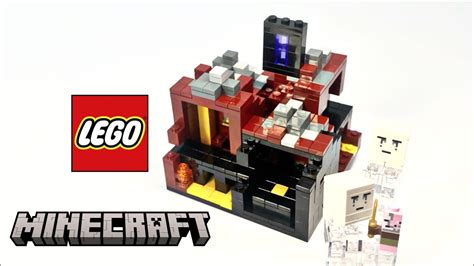 Lego Minecraft Micro World The Nether Review Youtube