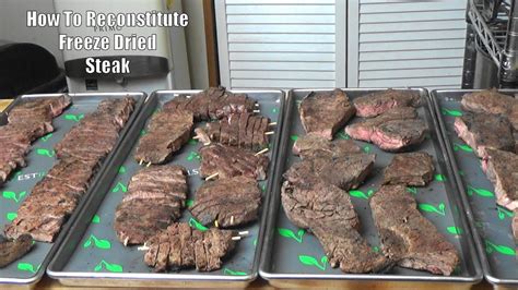 How To Reconstitute Freeze Dried Steak Ep259 YouTube