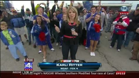 Fox 4s Karli Ritter Appears On The Speed Network For Stp 400 Race Forecast Fox 4 Kansas City