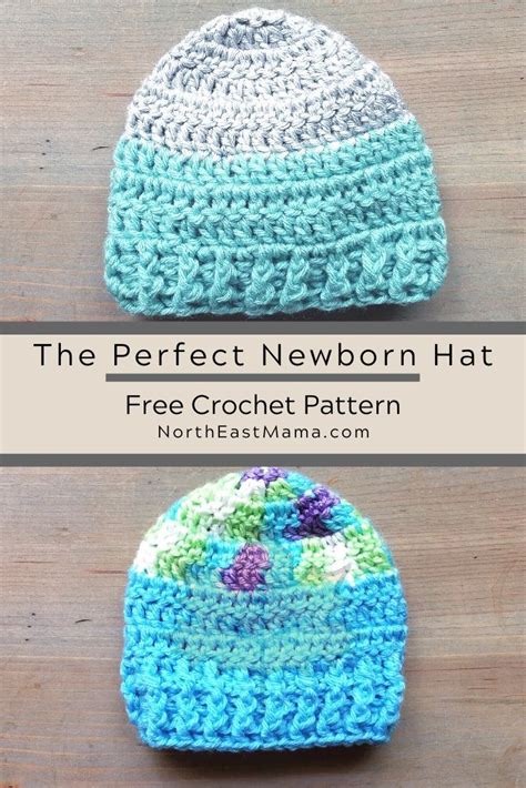 Crochet pattern the perfect baby hat – Artofit