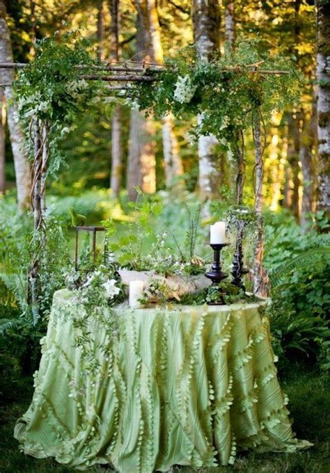 Ethereal Spring Woodland Wedding Ideas Woodland Wedding Outdoor