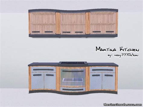 Sims 3 Мебель для кухни Martina от hudy777-design - Мебель для Sims 3 ...