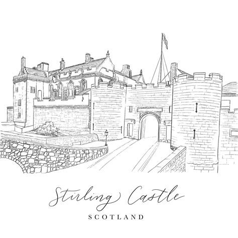 Stirling Castle Scotland Scotland Castle Scottish Castle Digital