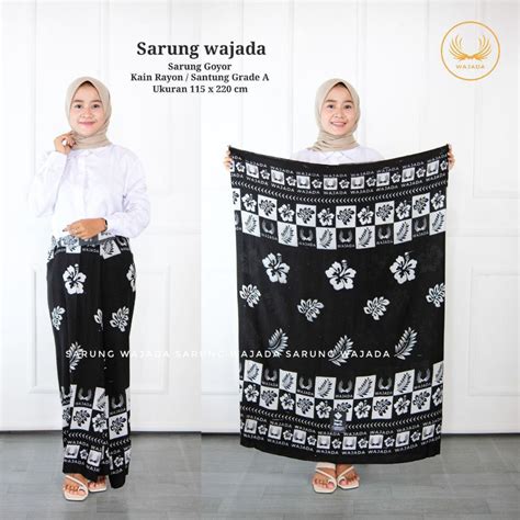 Jual Sarung Santriwati Motif Batik Terbaru Merk Wajada Terlaris