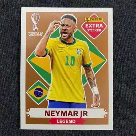 Figurinha Neymar Jr Legend Bronze Copa Do Mundo Qatar 2022 R 280 Em