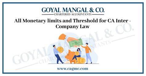 Threshold Limit Under Companies Act Goyal Mangal Company