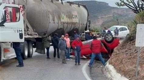 Accidente Automovil Stico En Carretera De Zimap N Peri Dico Am