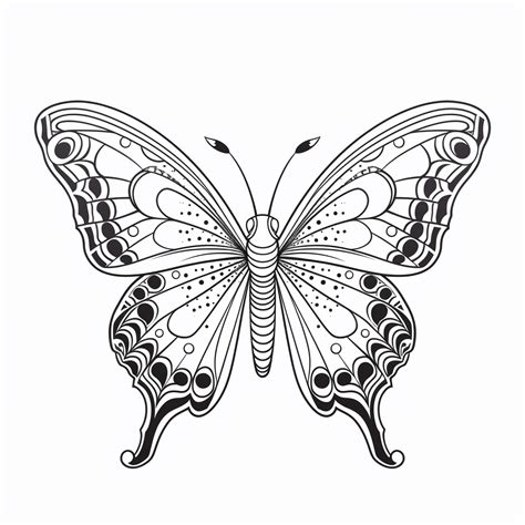 Schmetterling Ausmalbilder Happycoloring Net