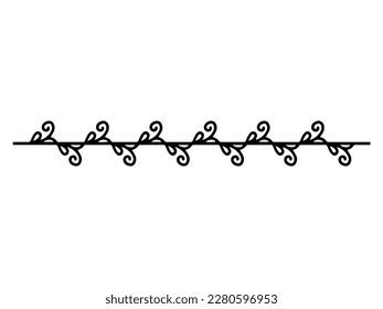 Single Border Line Design Element Stock Illustration 2280596953 ...