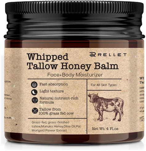 Amazon Vanman S Tallow And Honey Balm Tallow Face Moisturizer