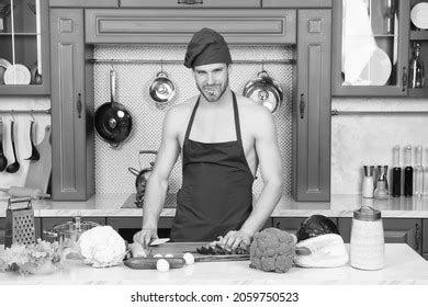 Naked Man Cooking Images Stock Photos Vectors Shutterstock