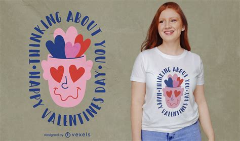 Descarga Vector De Lindo Diseño De Camiseta De San Valentín