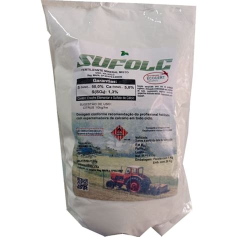 Sulfolc 1 Kg Calda Sulfocálcica pronto para uso Sulfocal via Foliar