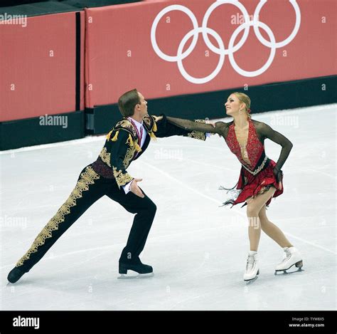 Tatiana Navka and Roman Kostomarov of Russia perform Carmen Suite by G ...