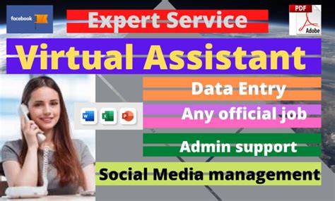 Be Your Virtual Assistant And Secretary To Help You Anything By